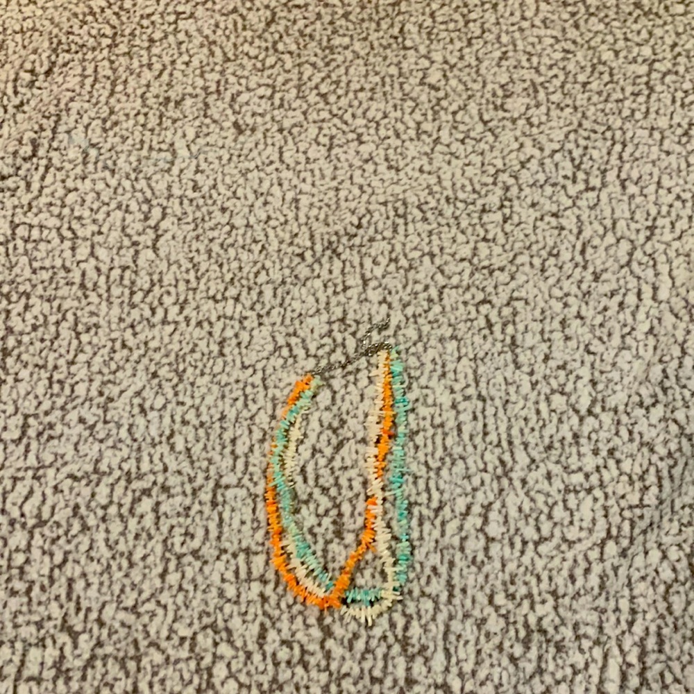 Multicolored shell necklace